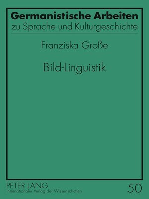 cover image of Bild-Linguistik